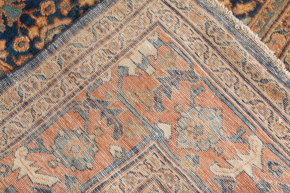 Authentic 19th Century Persian Sultanabad Handmade Wool Rug BB7222