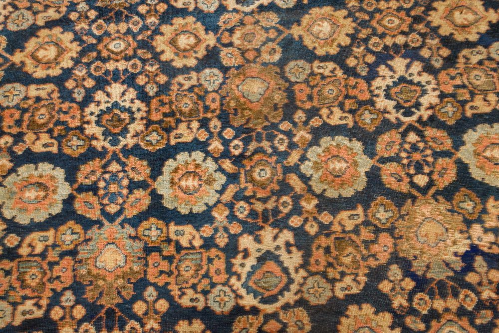 Authentic 19th Century Persian Sultanabad Handmade Wool Rug BB7222