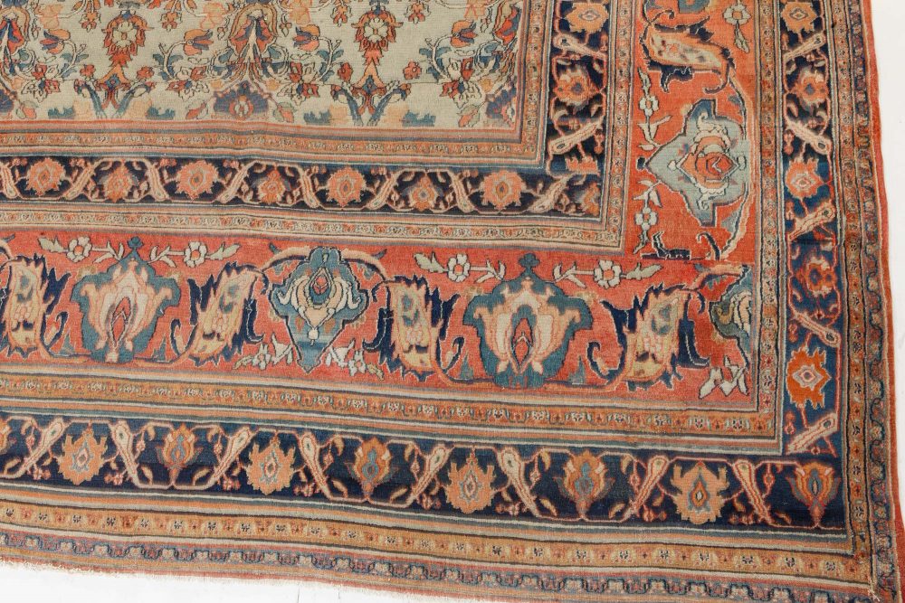 Late 19th Century Large Persian Khorassan Rug BB7227