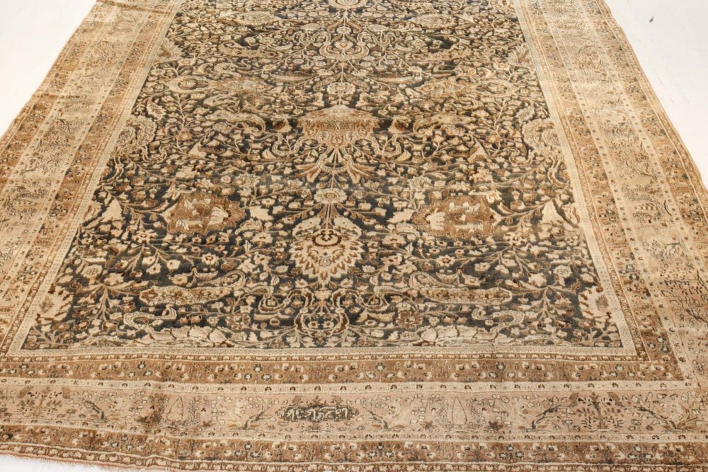 Antique Persian Khorassan Handmade Wool Rug BB7236
