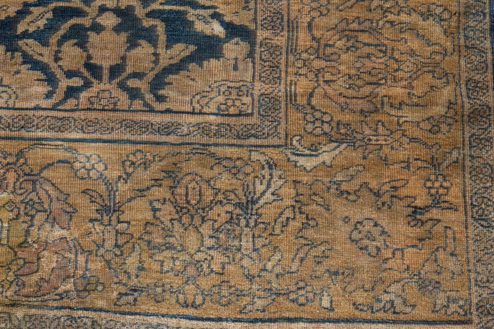 Fine Antique Persian Sultanabad Handmade Wool Rug BB7251