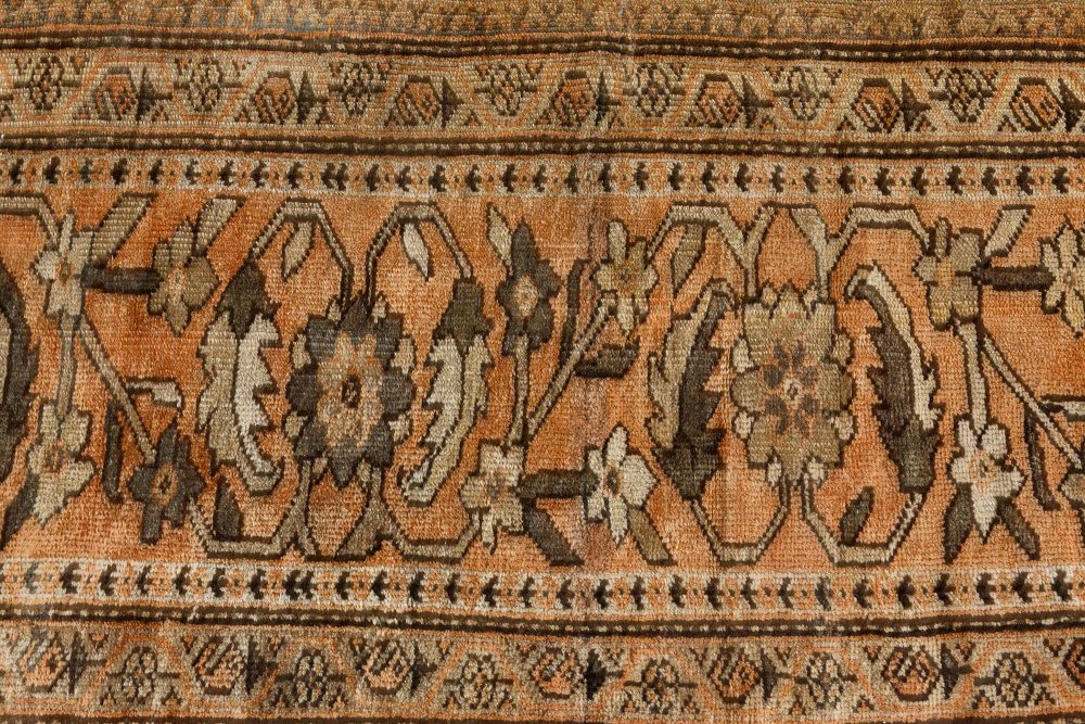 Authentic 19th Century Persian Sultanabad Handmade Wool Rug BB7257