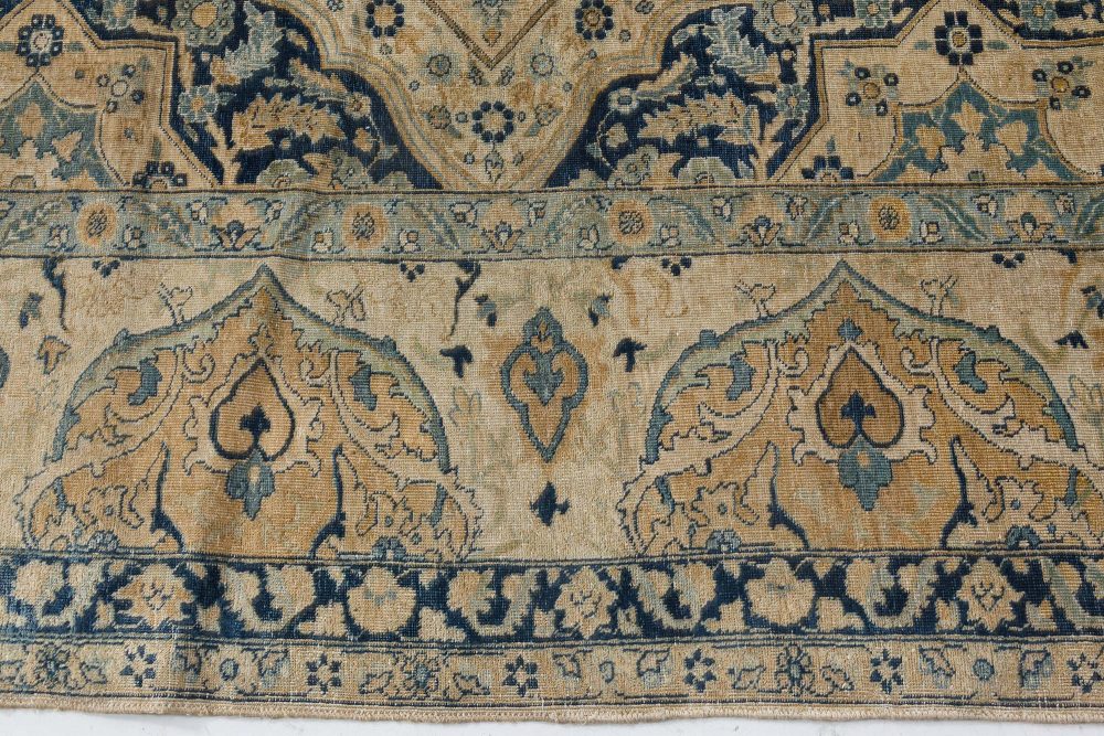Authentic Early 20th Century Persian Tabriz Handmade Carpet BB7267