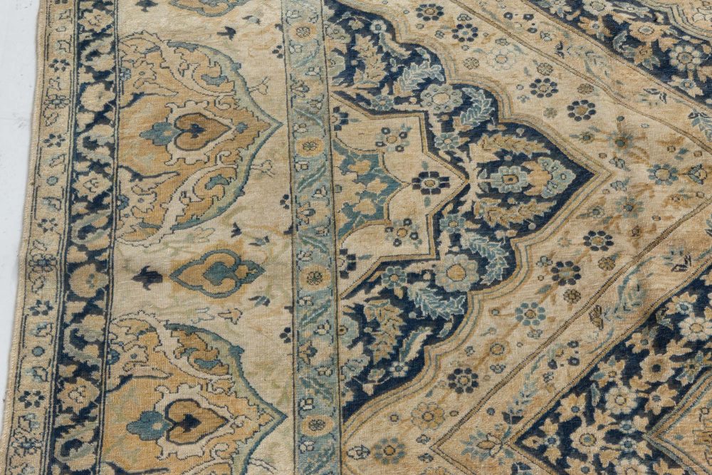 Authentic Early 20th Century Persian Tabriz Handmade Carpet BB7267