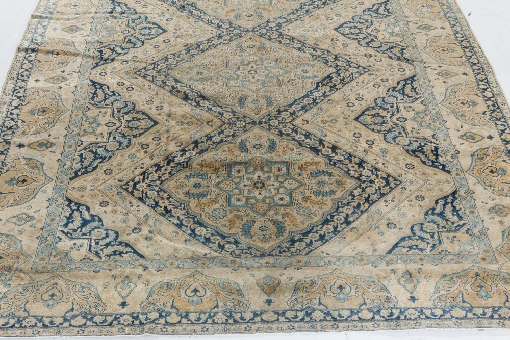 Authentic Early 20th Century Persian Tabriz Handmade Carpet BB7267