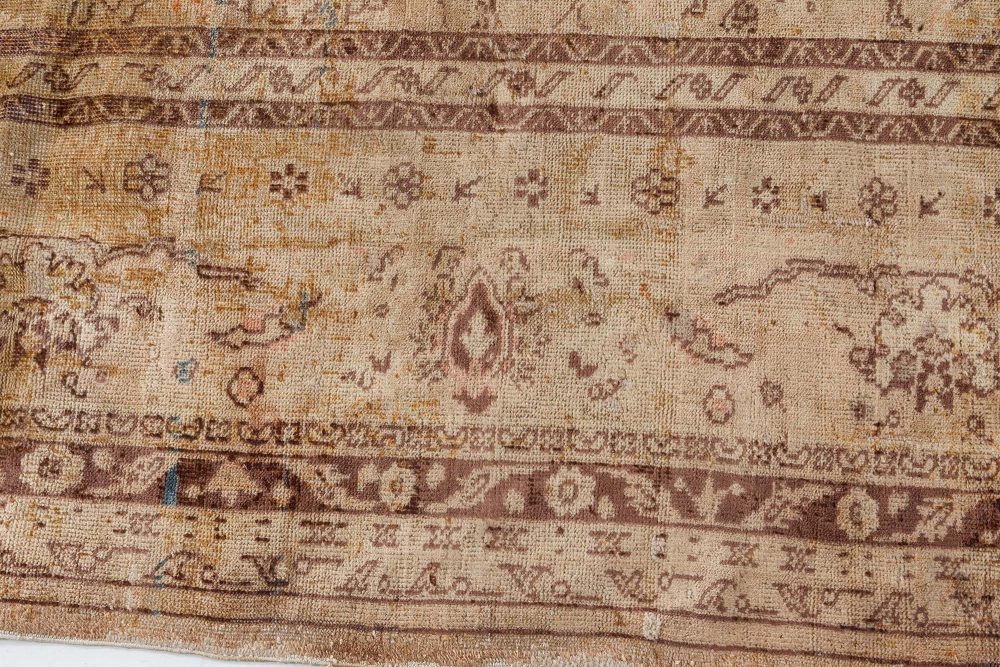 Early 20th Century Turkish Sivas Sand Handmade Wool Rug BB7269