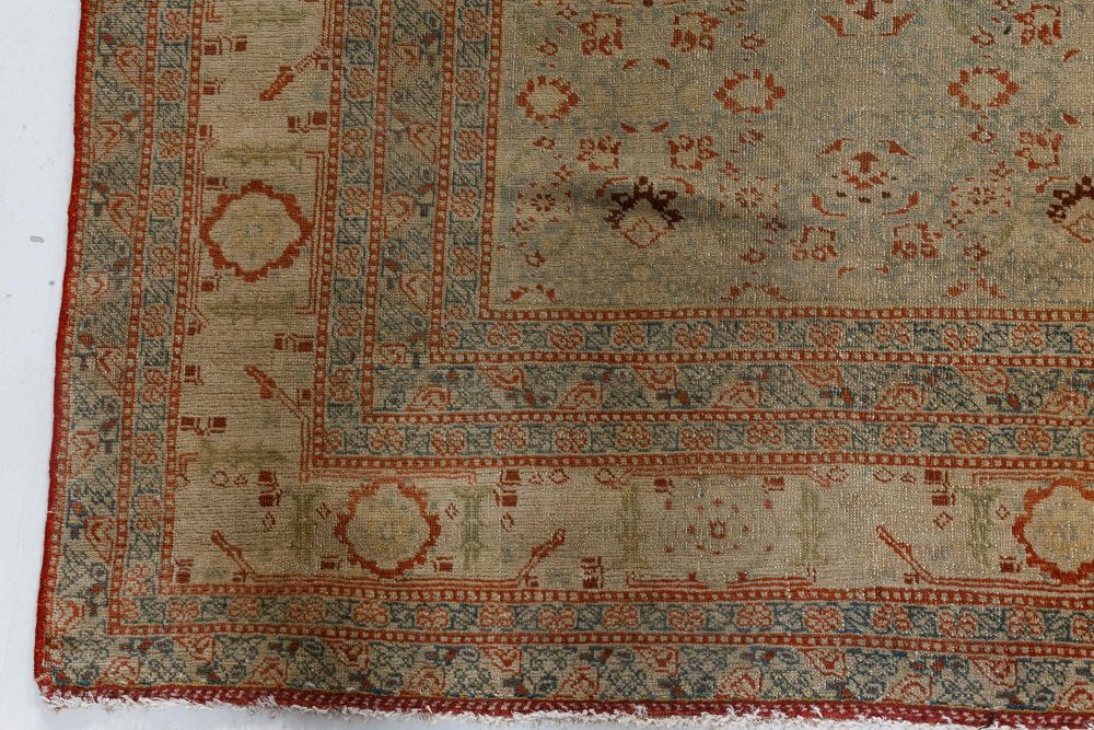 Authentic 19th Century Persian Tabriz Handmade Wool Rug BB7281