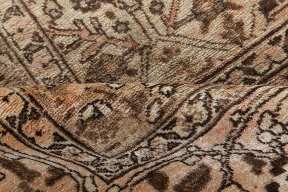 Authentic 1900s Persian Tabriz Handmade Wool Carpet BB7282