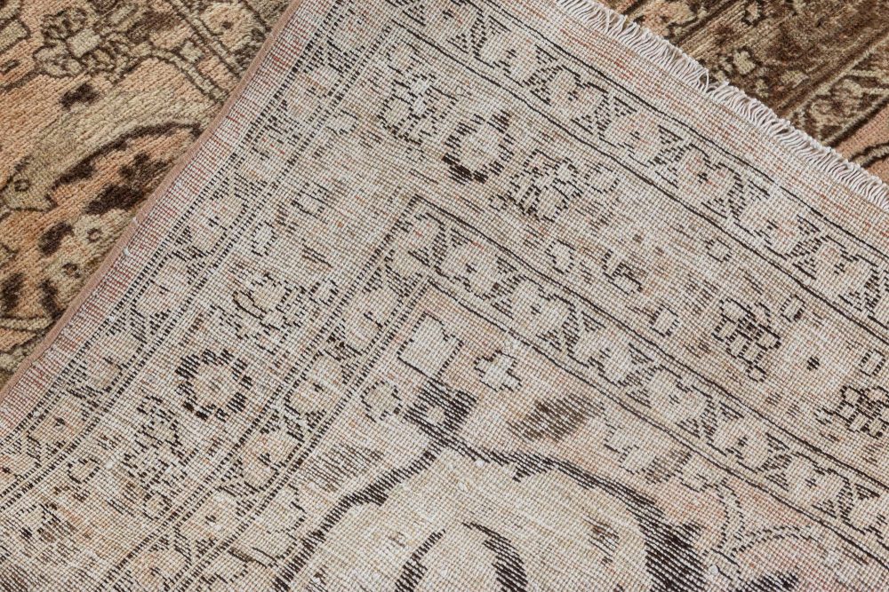 Authentic 1900s Persian Tabriz Handmade Wool Carpet BB7282