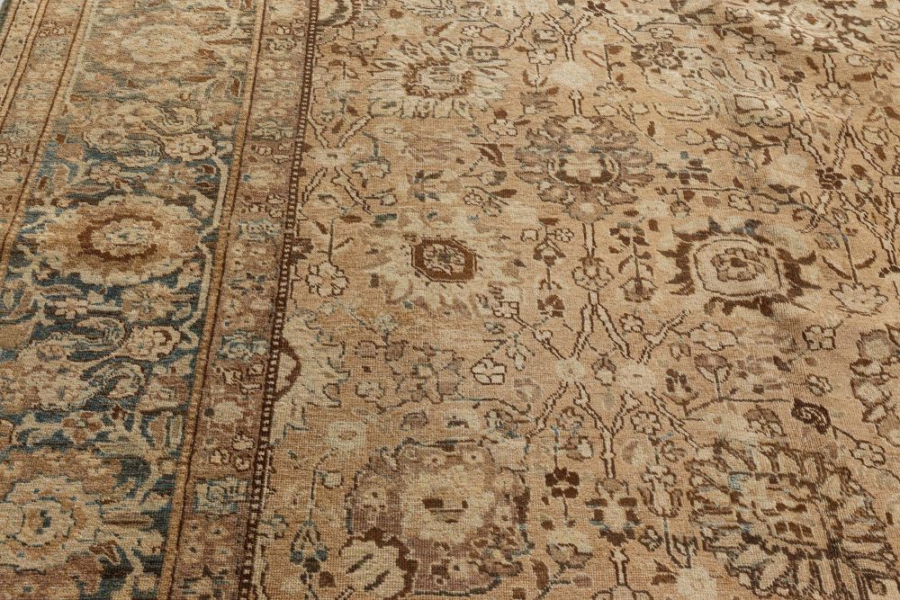 Authentic Early 20th Century Persian Tabriz Handmade Wool Carpet BB7283