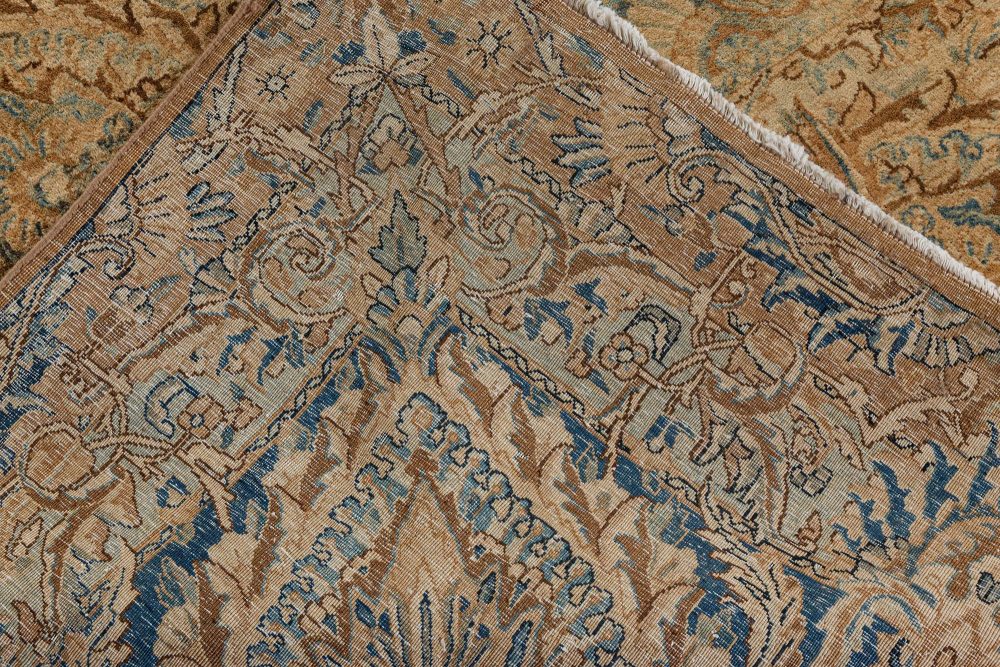 Authentic Persian Kirman Handmade Wool Rug BB7287