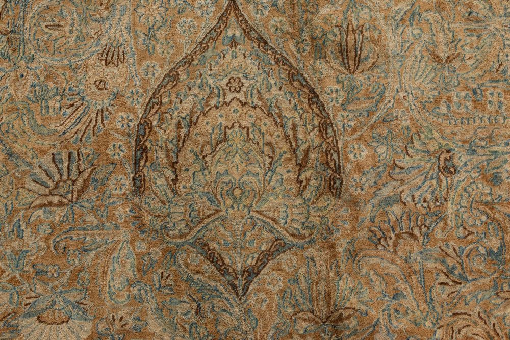 Authentic Persian Kirman Handmade Wool Rug BB7287