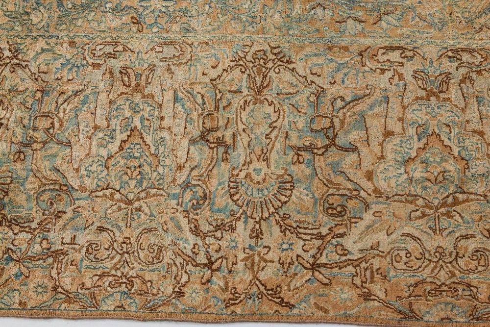 Authentic Persian Kirman Handmade Wool Rug BB7287