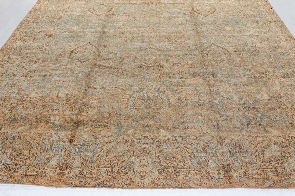 Authentic Persian Kirman Handmade Wool Rug BB7287