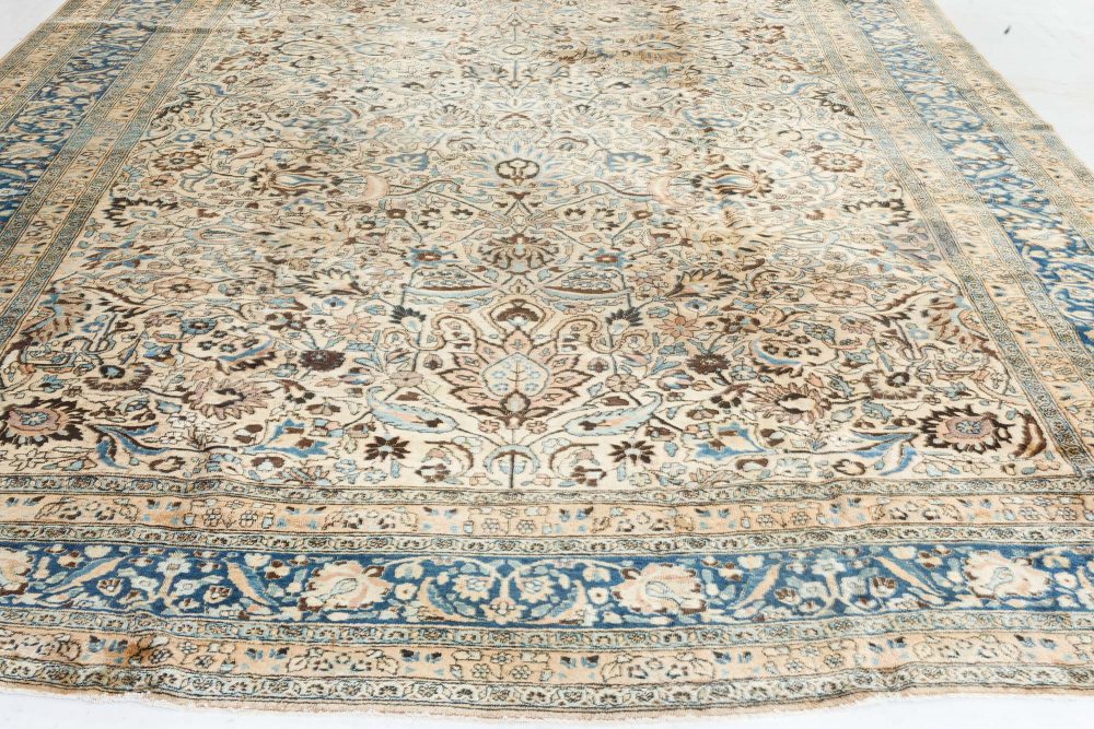 Fine Antique Persian Meshad Handmade Wool Carpet BB7289