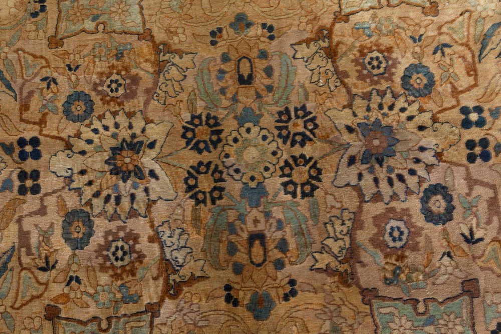 Fine Antique Persian Kirman Handmade Wool Carpet BB7290