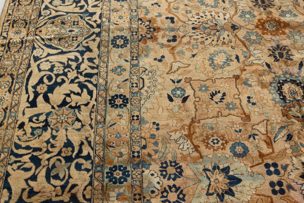 Fine Antique Persian Kirman Handmade Wool Carpet BB7290