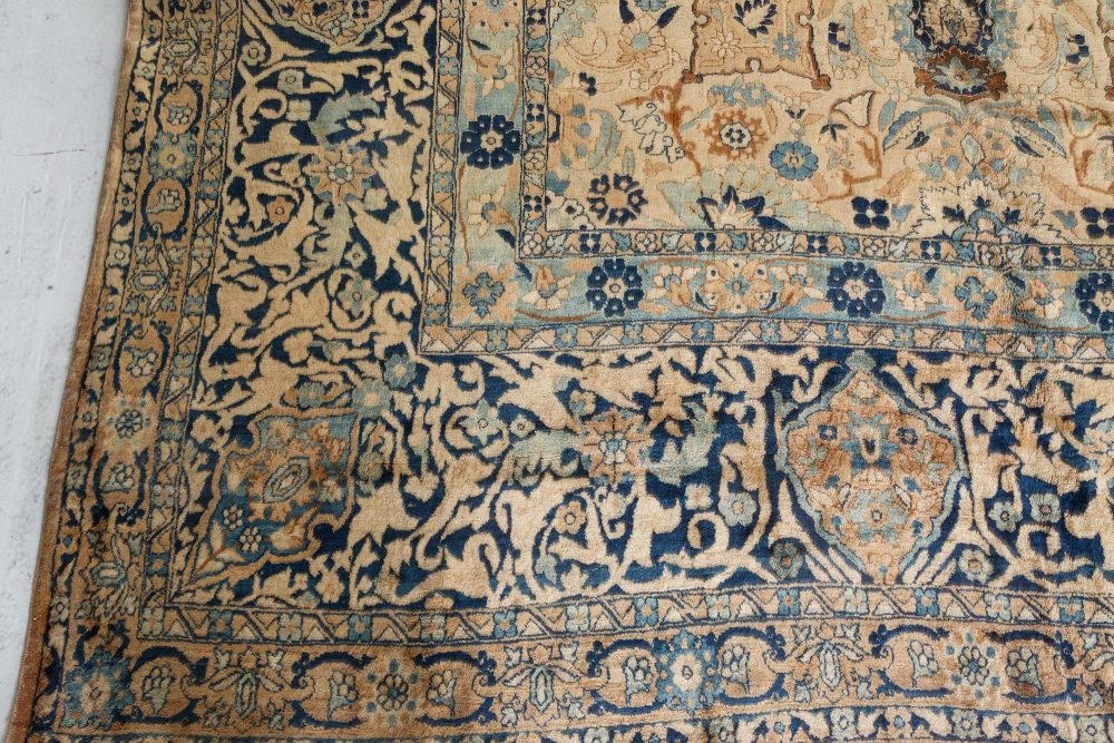 Fine Antique Persian Kirman Handmade Wool Carpet BB7290