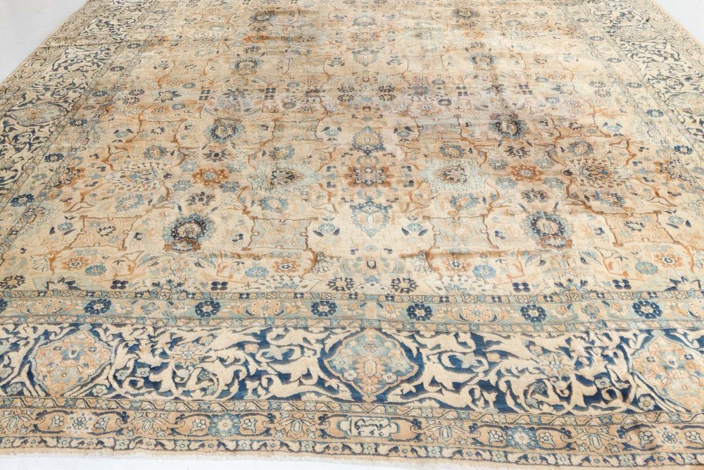 Fine Antique Persian Kirman Handmade Wool Carpet BB7290