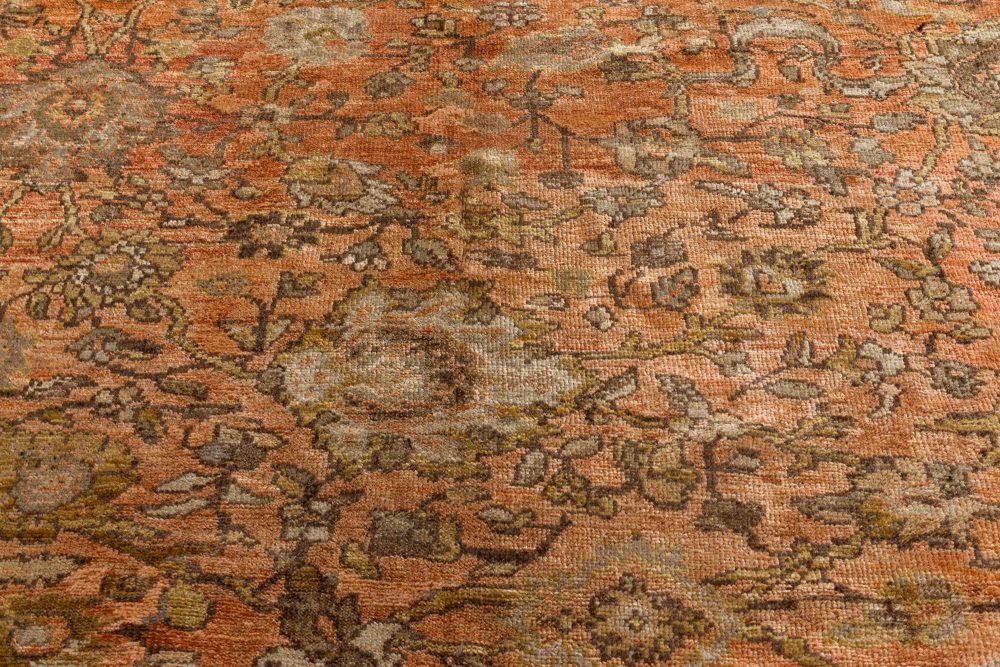 Authentic 19th Century Persian Sultanabad Rug (Size Adjusted) BB7292