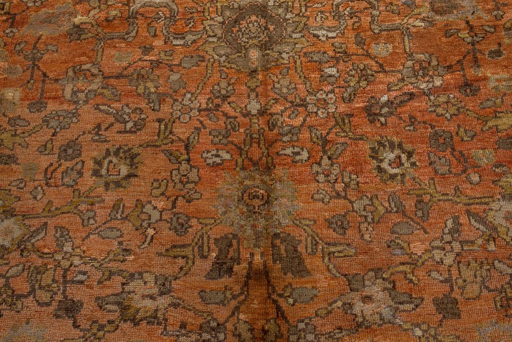 Authentic 19th Century Persian Sultanabad Rug (Size Adjusted) BB7292