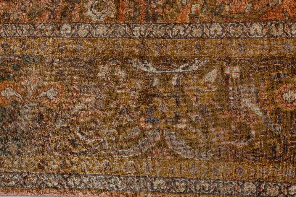 Authentic 19th Century Persian Sultanabad Rug (Size Adjusted) BB7292