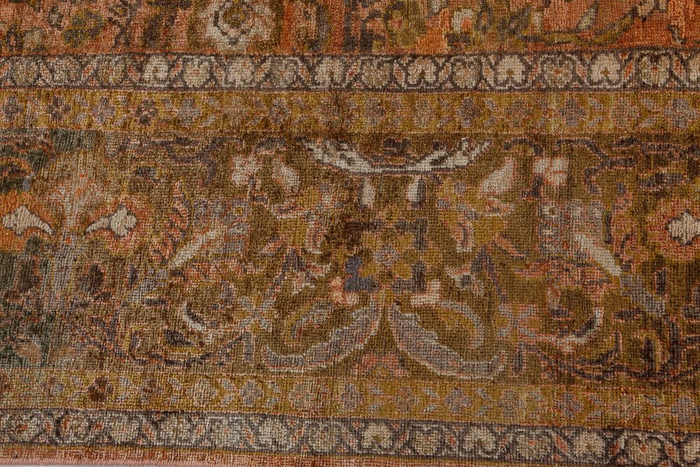 Authentic 19th Century Persian Sultanabad Rug (Size Adjusted) BB7292