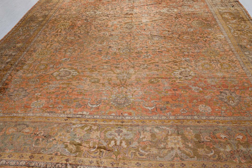 Authentic 19th Century Persian Sultanabad Rug (Size Adjusted) BB7292
