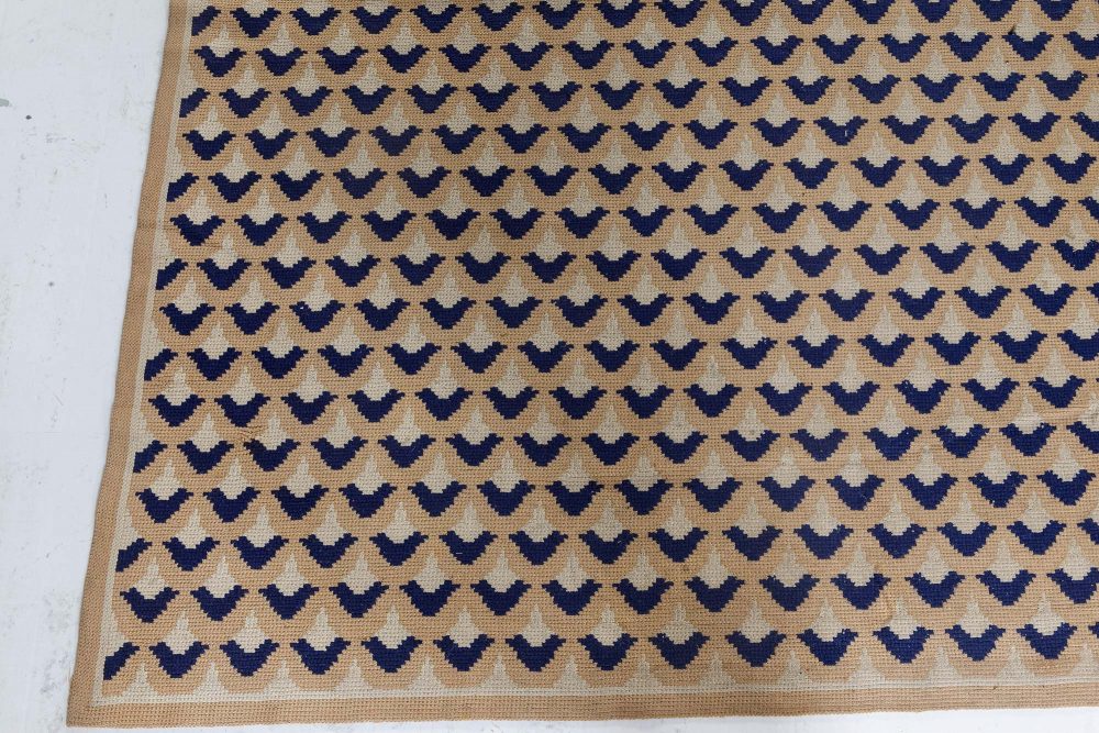 One-of-a-kind Antique Portuguese Needlepoint Carpet BB7296