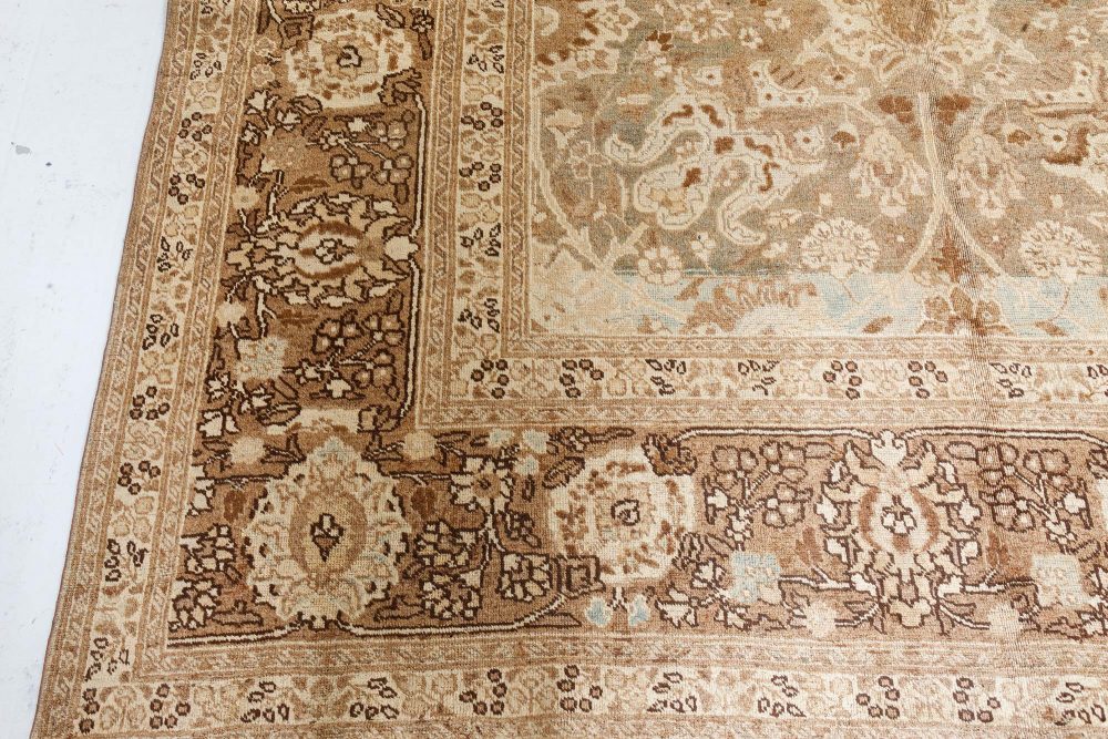 Authentic Persian Tabriz Handmade Wool Rug BB7307