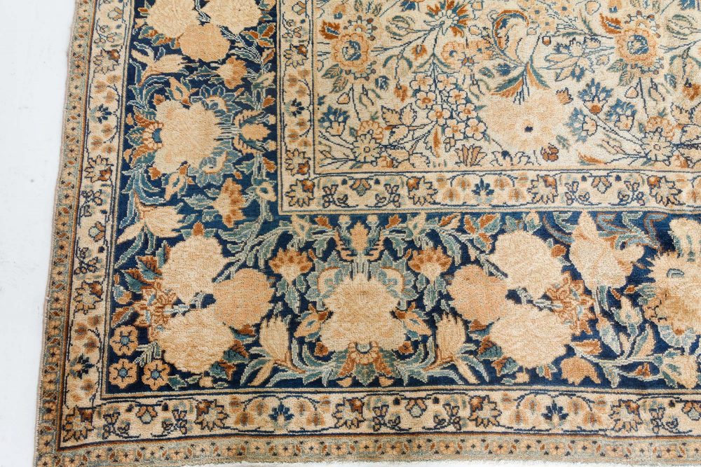 Authentic Persian Meshad Botanic Handmade Wool Carpet BB7310