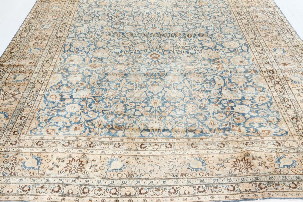 Authentic 19th Century Persian Tabriz Handmade Wool Carpet BB7312