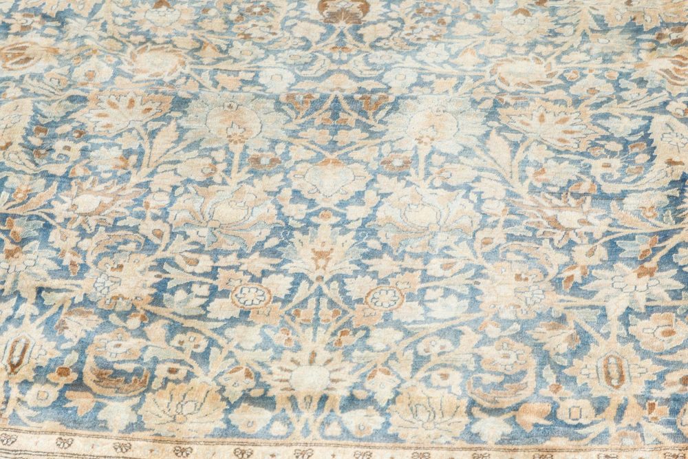 Authentic 19th Century Persian Tabriz Handmade Wool Carpet BB7312
