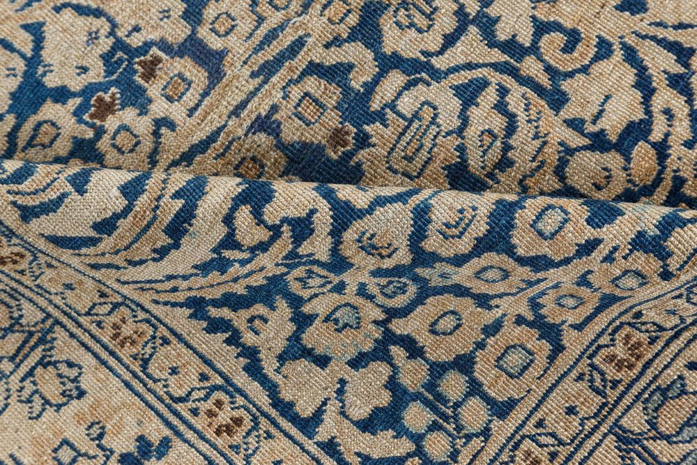 Authentic 19th Century Persian Khorassan Handmade Wool Rug BB7315