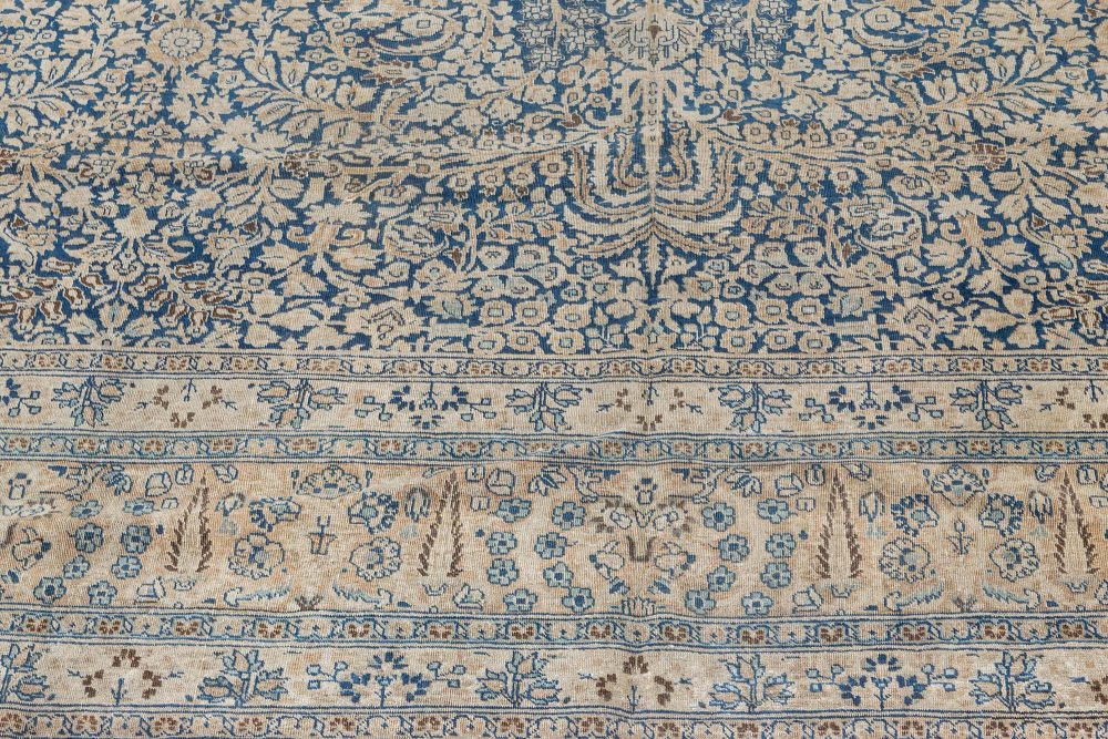 Authentic 19th Century Persian Khorassan Handmade Wool Rug BB7315