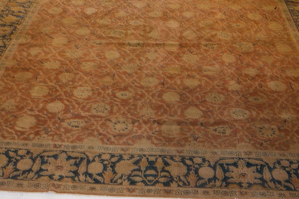 Authentic Indian Botanic Handmade Wool Carpet BB7330