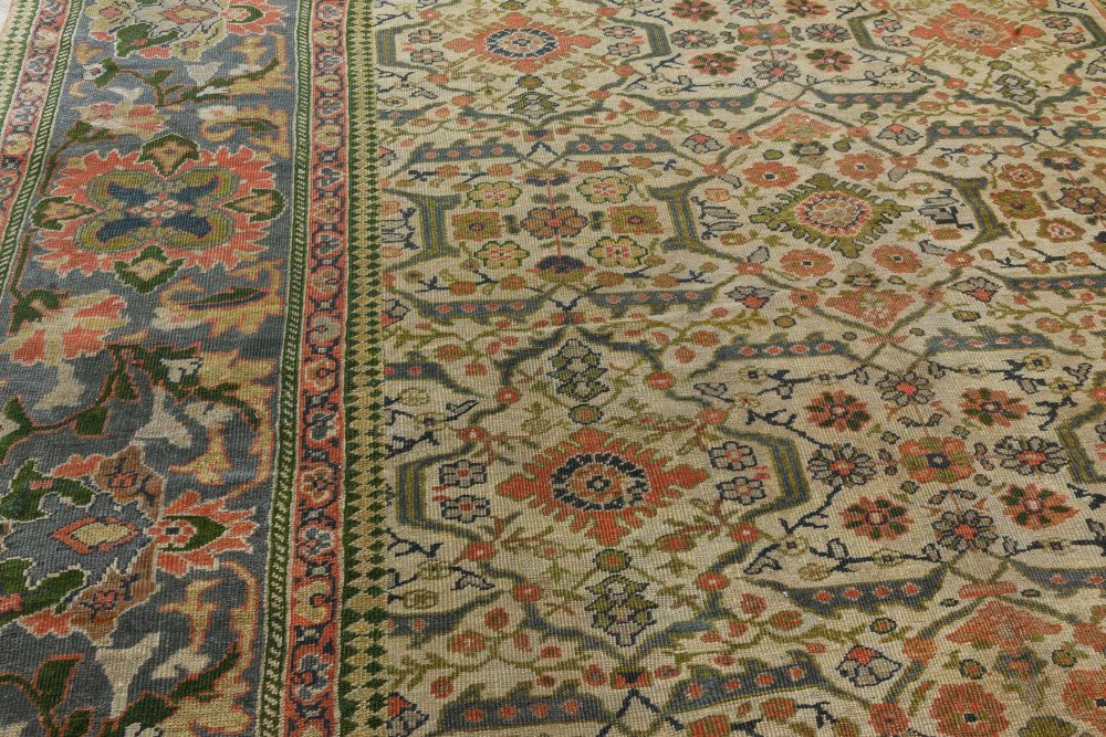 Antique Persian Sultanabad Rug (Size Adjusted) BB7381