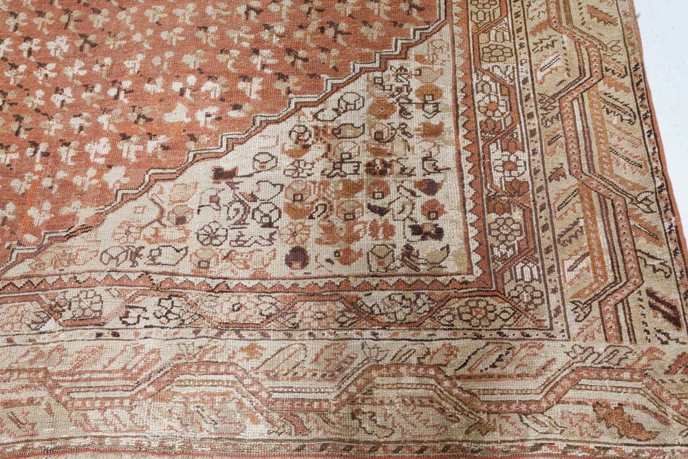 Authentic Turkish Ghiordes Hand Knotted Wool Carpet BB7384