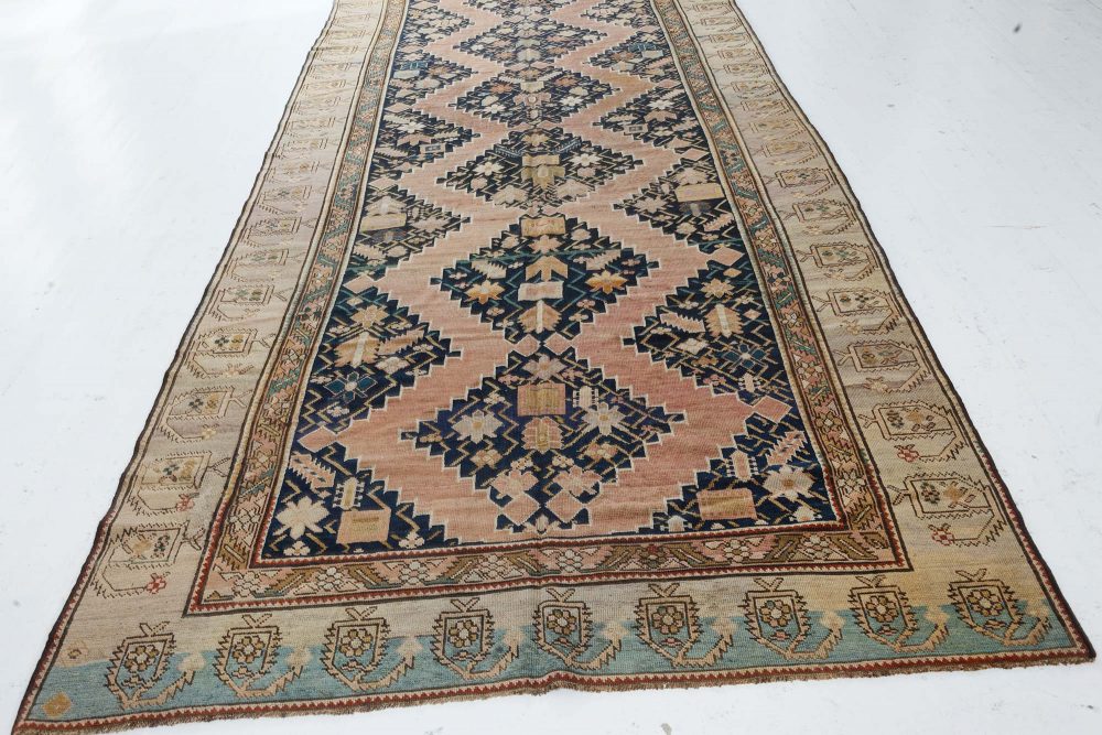 19th Century Russian Karabagh Hand Knotted Wool Carpet BB7386