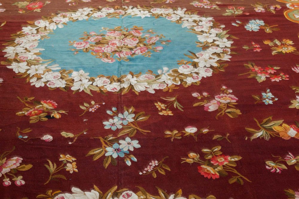 Antique French Aubusson Carpet BB7389