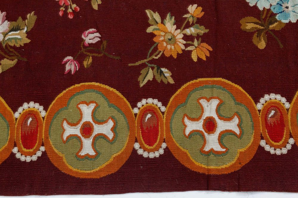 Antique French Aubusson Carpet BB7389