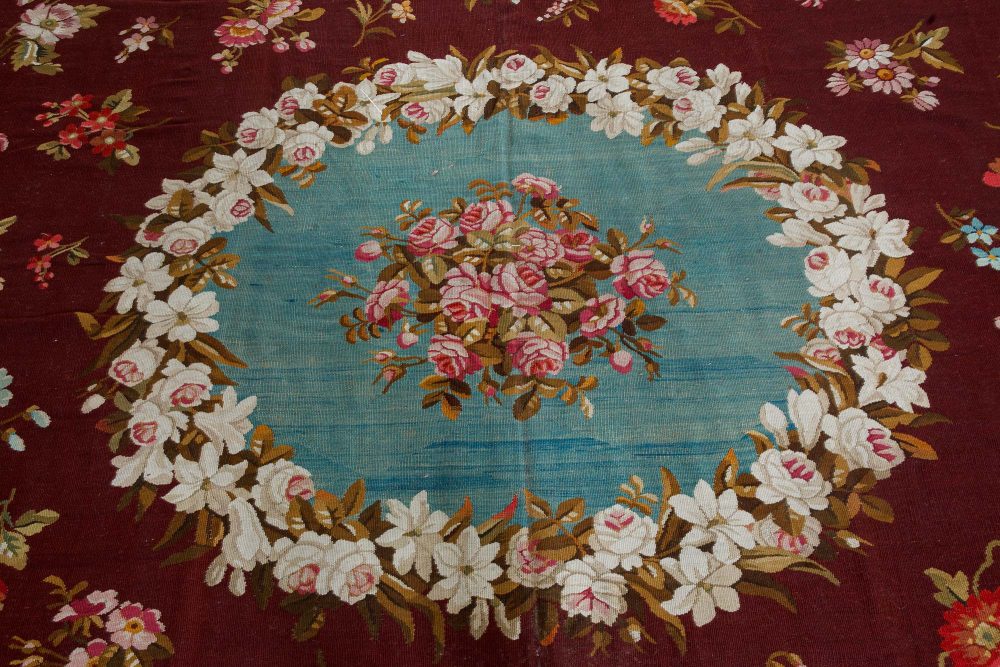 Antique French Aubusson Carpet BB7389