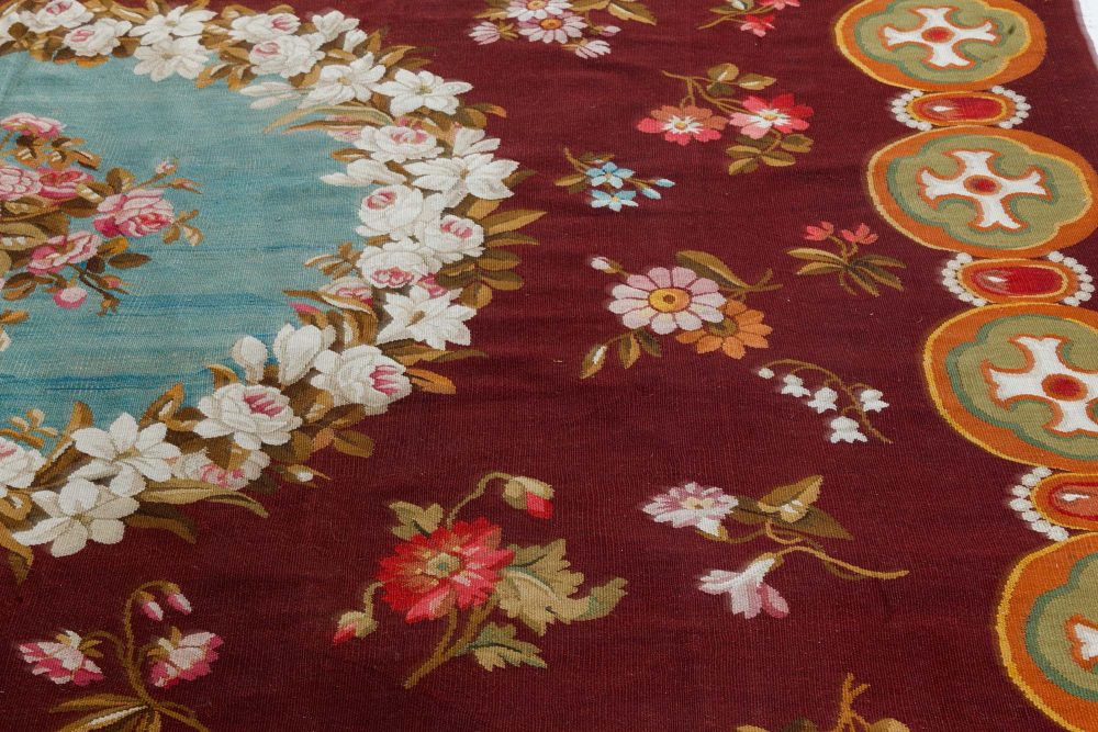 Antique French Aubusson Carpet BB7389