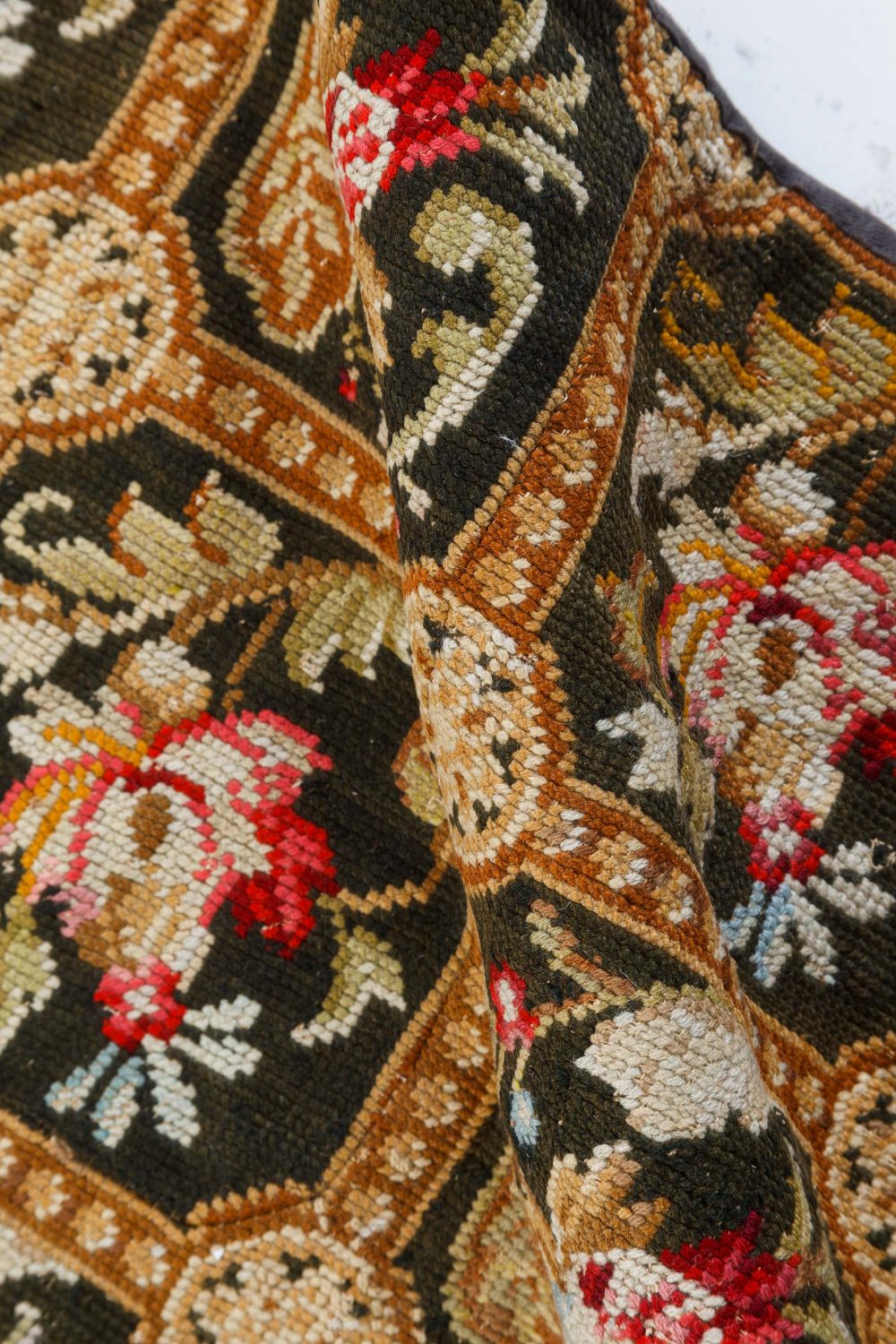 Authentic Needlepoint Botanic Rug BB7392