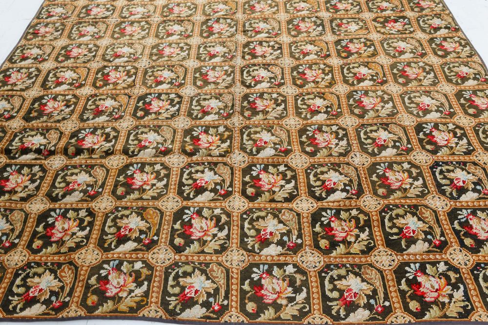 Authentic Needlepoint Botanic Rug BB7392