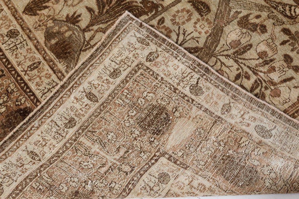 Autehntic Persian Tabriz Handmade Wool Rug BB7407