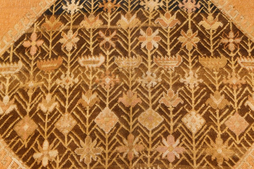 Authentic 19th Century Russian Karabagh Gallery Handmade Wool Carpet BB7446