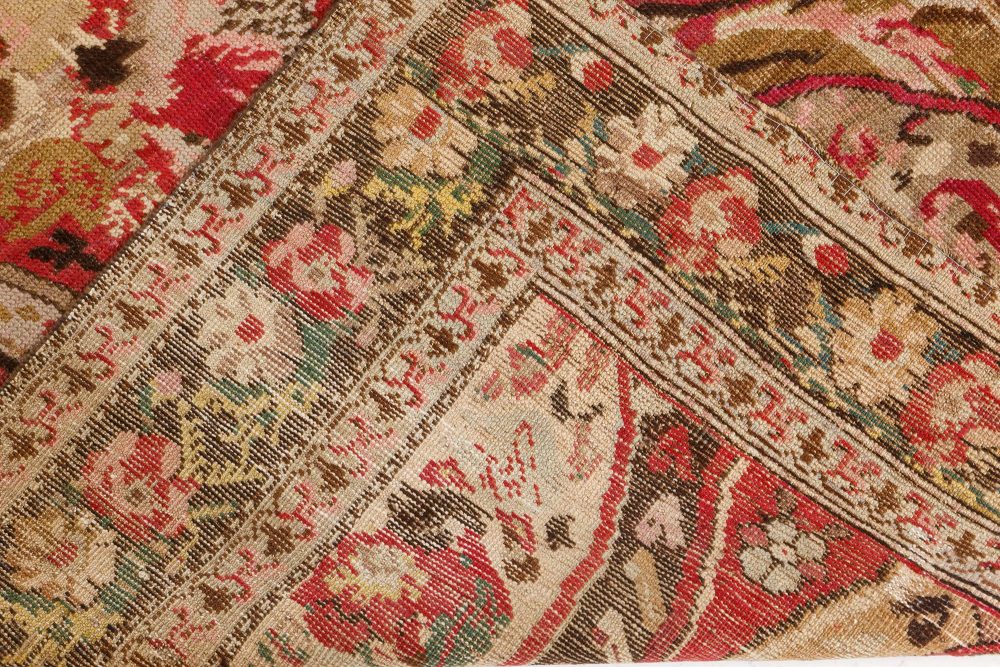 Authentic Caucasian Karabagh Botanic Handmade Wool Carpet BB7455