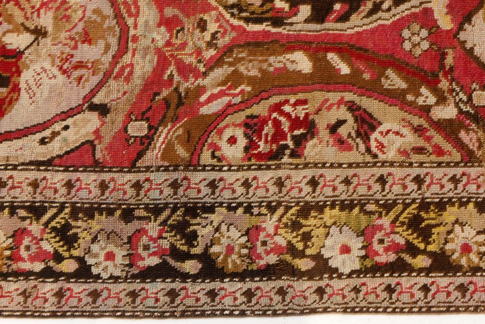 Authentic Caucasian Karabagh Botanic Handmade Wool Carpet BB7455