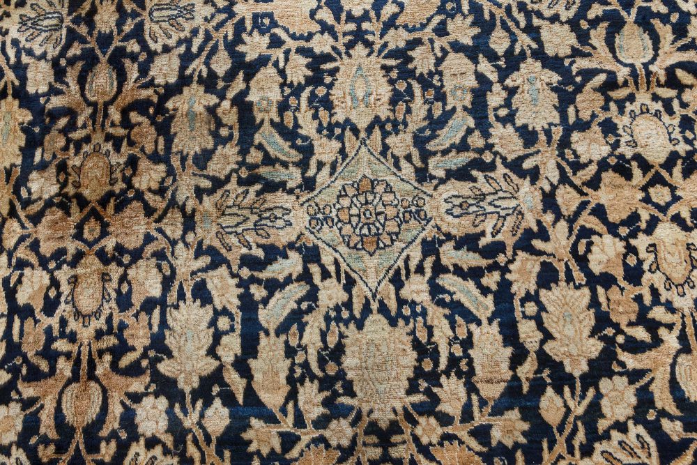 Authentic Persian Kirman Handmade Wool Rug BB7466